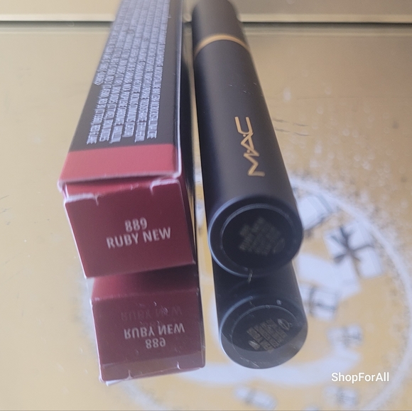 Mac Cosmetics Powder Kiss Velvet Blur Slim Stick Lipstick | Ruby New | Brand New - Picture 9 of 9